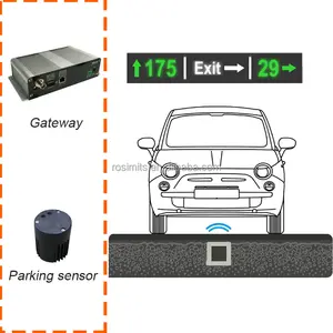 Infrarouge Sans Fil En Plein Air Parking Lot Système de Compteur avec capteur de stationnement