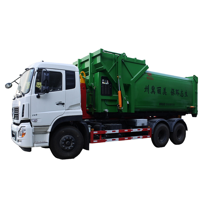 Высококачественный Dongfeng 6x4 LHD/RHD 18 куб. М, грузовик с крючком, мусоровоз с крючком для продажи