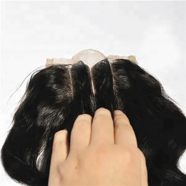 HN необработанные натуральные человеческие бразильские волосы, закрывающие передние волосы, кусок человеческих волос, 360 closure5x5 кружевная застежка