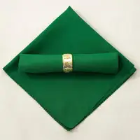 Plain Color Napkin, 100% Polyester, Christmas Table Cloth