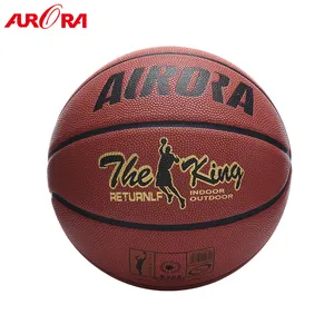 最高品質のカスタムPUレザーコンポジットディープチャンネルバスケットボールボールサイズ7公式バスケットボール