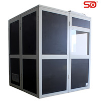 Cabine insonorisée portable SINGDEN SIB003 pour interprète, utilisation durable, cabine de traduction, cabine d'interprétation professionnelle