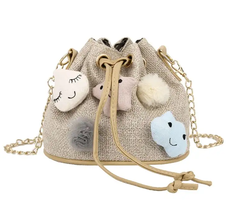 Fur Ball PU Leather Italy Handbag Straw Rattan Drawstring Knit Handbags Summer Women Bags Clear Crossbody Bag Ladies Handbag