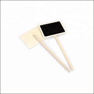 Mini Etiqueta de planta de madera impresa UV, etiquetas de mercado de <span class=keywords><strong>pizarra</strong></span>, tablero de Chlakboard de exhibición - Product Image 4