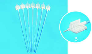 Bezem type steriele medische wegwerp cytologie vaginale cervicale bemonstering borstel - Product Image 3