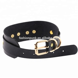 Gargantilla Punk de Bisutería, Color Plateado, Anillo de Corazón, Estilo Exagerado, para Discoteca - Product Image 4