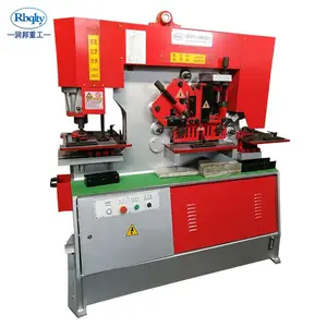 Worker Machine to Punch and Shear for Sale Competitive Price Hydraulic Combined Iron Ironworker Machine 160T Press