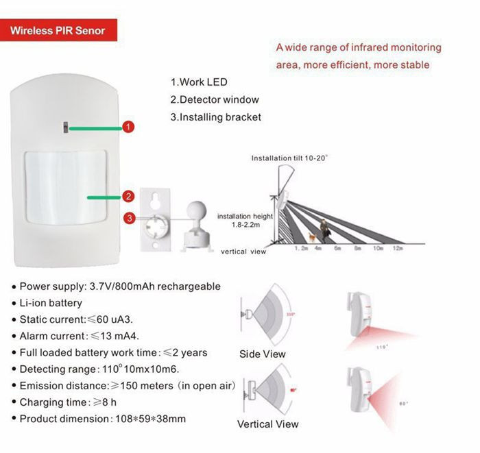 7 Inch Touch Screen GSM/PSTN Auto Dialer Alarm System for Home Automation Security · image 6
