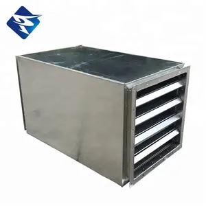 HVAC sistemi tasarım tedarik hava plenum kutusu susturucu kanalı