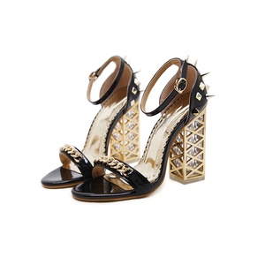 Sandales à talons hauts compensés, chaussure de travail - Product Image 5