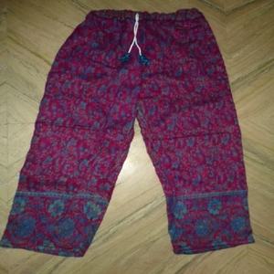 Acrylic Woolen Casual Winter Pajamas with <b>Harem</b> <b>Pants</b> Drawstring Closure Breathable and Plain Dyed <b>for</b> Summer - Product Image 2