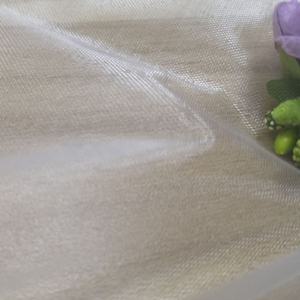 Tissu d'organza en <span class=keywords><strong>verre</strong></span> <span class=keywords><strong>de</strong></span> soie brillant, fil <span class=keywords><strong>de</strong></span> perles blanches et brillantes pour les robes/tissu décoratif - Product Image 6