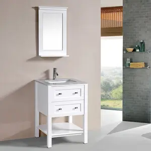 24 Inch Bathroom Vanity White Bath Furniture Cabinets T9187