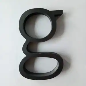 Attraktive große 3D-Buchstaben nicht leuchtende Alphabet Buchstaben gemalt PVC-Buchstaben