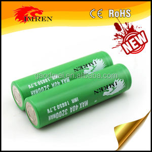 Imren 3200 mAh 40amp primärbatterie 18650 3,7 v li-ion OEM 3200 MAH 40A Batterie PED Kunststoffrohr - Product Image 5