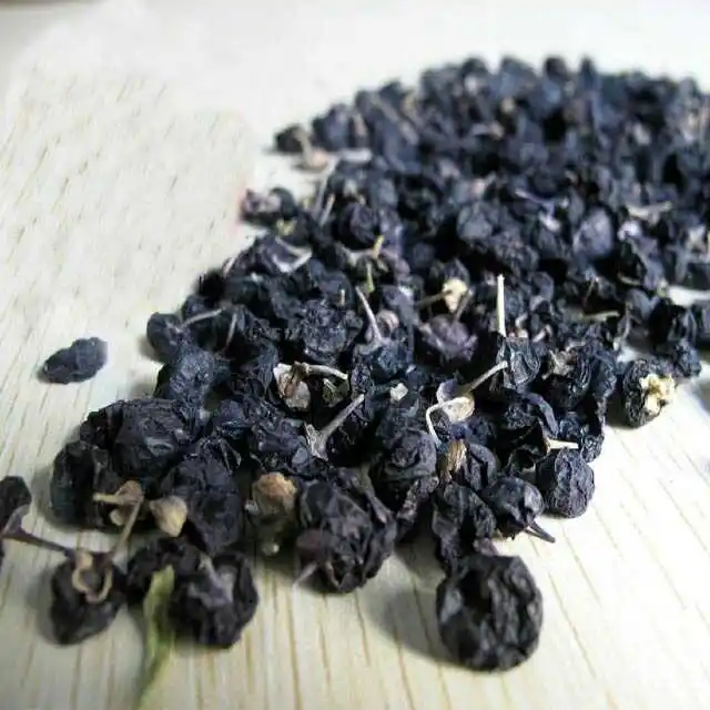 Superfrutas caixa de direção de frutas preto chinês wolfberry de alta qualidade selvagem natural seca preto