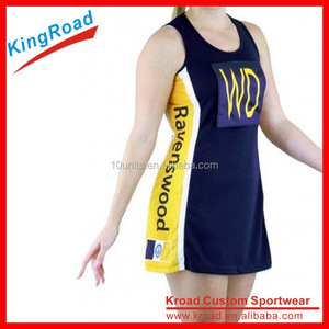 Sportwears barato vestido <span class=keywords><strong>netball</strong></span> uniforme personalizado uniformes de baloncesto - Product Image 3