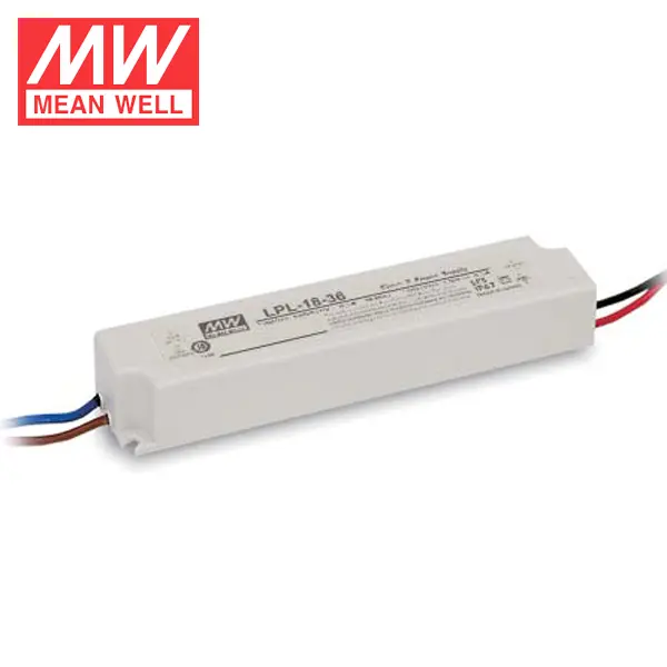 Meanwell 18W 12 V 1.5A IP67防水LED電源220ボルトから12ボルトの変圧器LPL-18-12