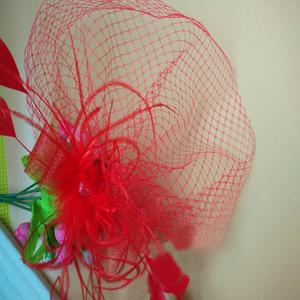 Usine directe petit <span class=keywords><strong>chapeau</strong></span> tête de mariée européenne et américaine maille <span class=keywords><strong>cheveux</strong></span> accessoires plume couverture pinces à <span class=keywords><strong>cheveux</strong></span> arc mariée voile - Product Image 4