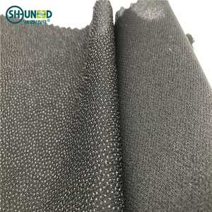 B-stretch Double Dot PA <span class=keywords><strong>PES</strong></span> Lớp Phủ Dệt <span class=keywords><strong>Interlining</strong></span> Dễ Nóng Chảy Vật Liệu May Vá Trung Quốc Bán Buôn Chất Lượng Cao 100% Polyester - Product Image 6