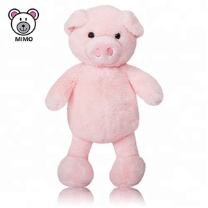 ตุ๊กตาหมูน้อยน่ารักสีชมพูแบบยืน ของเล่นตุ๊กตาหมูนุ่มนิ่ม ของขวัญโปรโมชั่นปี 2018 สำหรับเด็ก - Product Image 1