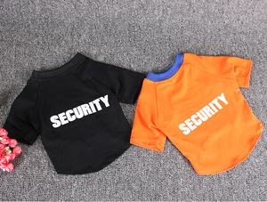 Manufacturer Wholesale OEM Custom logo Black Orange Cotton Breathable Summer <strong>Dog</strong> Clothes Pet <strong>Dog</strong> <strong>t</strong> <strong>Shirt</strong> - Product Image 6
