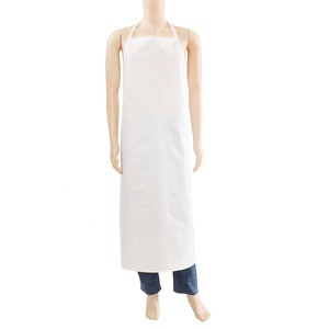 Blanco impermeable y a prueba <span class=keywords><strong>de</strong></span> aceite <span class=keywords><strong>delantal</strong></span> <span class=keywords><strong>de</strong></span> <span class=keywords><strong>PVC</strong></span> para el chef - Product Image 1