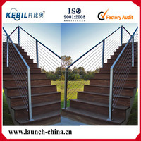 Système de balustrade de câbles d'escalier d'intérieur en Inox 304, Design pour escaliers