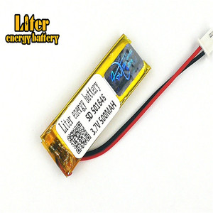 Plug 2.5-2 P 3.7 V 501646 500 mah small lipo battery rechargeable Li-ion battery - Product Image 3