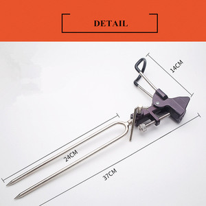 Support de <span class=keywords><strong>canne</strong></span> <span class=keywords><strong>à</strong></span> <span class=keywords><strong>pêche</strong></span> rotatif en acier inoxydable, réglable <span class=keywords><strong>pour</strong></span> <span class=keywords><strong>canne</strong></span> <span class=keywords><strong>à</strong></span> <span class=keywords><strong>pêche</strong></span> en eau douce et salée - Product Image 5