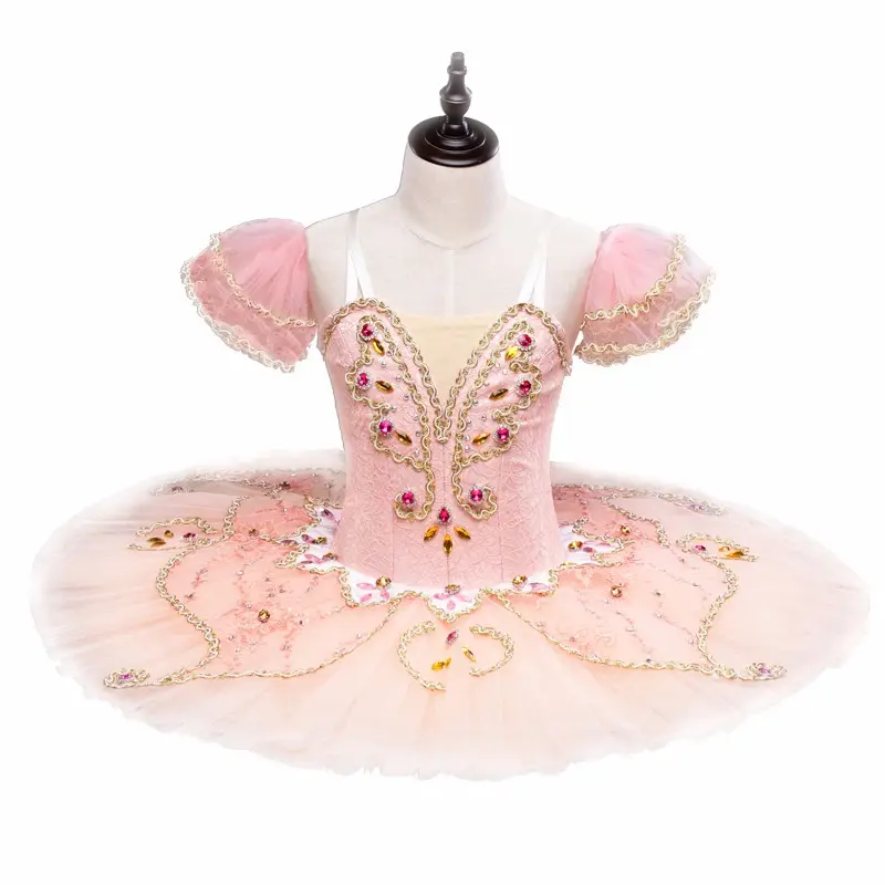 T0008 Cheap Ballerina Pancake Kids Fairy Ballet Tutu Dress Professional Tutus