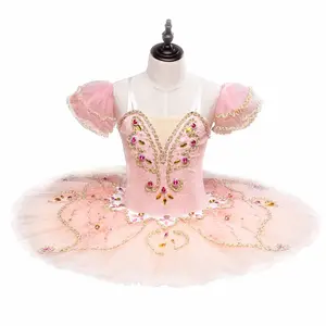 T0008 Günstige Ballerina Pfannkuchen Kinder Fee Ballett Tutu Kleid Profession elle Tutus