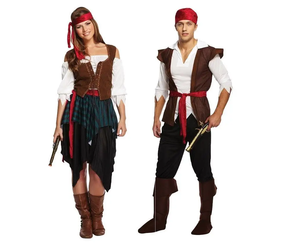 Nieuwe Stijl Halloween Hot Selling Cool Pirate Man Party Kostuum