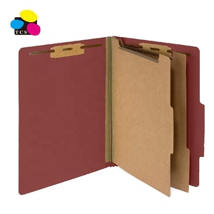 Hot Sale <strong>Handmade</strong> 17Pt Kraft Dividers Classification <strong>File</strong> <strong>Folder</strong> With Fasteners - Product Image 4