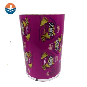 Packaging Film Roll Custom Logo Food Packaging Plastic Auto Packing Film Roll For Snack