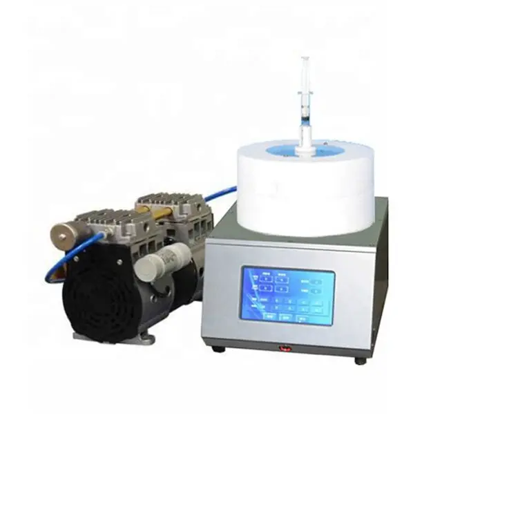 Tabletop Programmable Vacuum Spin Coating Machine ( 10K RPM & 5" max )with PP Chamber & Vacuum Chucks and Optional Heating Cover