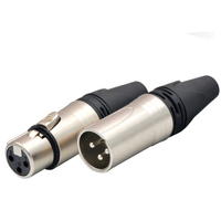 Connecteur multicore mâle/femelle avec jack, 86 pièces, connecteurs à faible profil, broches, prise microphone, type xlr, 3 broches