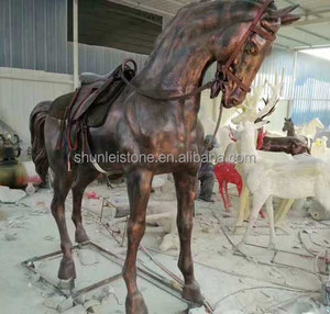 <strong>Life</strong> <strong>Size</strong> Outdoor Antique Horse Bronze <strong>Statue</strong> for Garden Decoration - Product Image 1