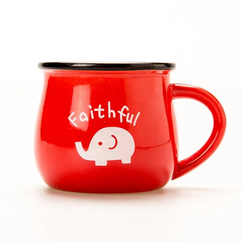 High Quality Ceramic Milk Cups / Enamel Mugs for With Customize Logo