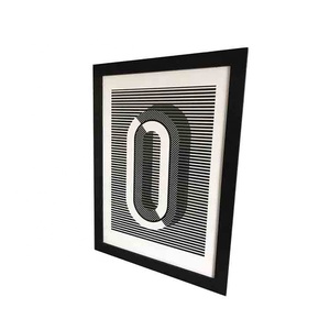 Fram Álbum de fotos de madera Imagen de exhibición Foto de madera * Sólido 30*40*1cm Negro Logotipo personalizado Marcos de fotos de moda. <span class=keywords><strong>ASW</strong></span> - Product Image 3
