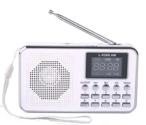 迷你FM便携式扬声器数字双向收音机am fm收音机，适用于圣经人