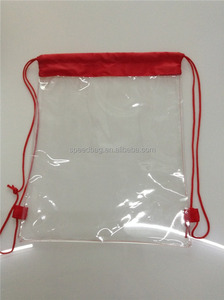 Bán buôn biểu tượng tùy chỉnh nhựa giá rẻ Dây Kéo Túi trong suốt PVC rõ ràng dây kéo Ba lô - Product Image 5