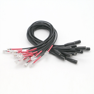 <span class=keywords><strong>Adaptador</strong></span> de auriculares de PC de PVC de 30cm, conector de Audio de 3,5 <span class=keywords><strong>Mm</strong></span> <span class=keywords><strong>a</strong></span> Cable de auriculares <span class=keywords><strong>Rj11</strong></span>, fabricación de fábrica de alta calidad, bolsa de polietileno negra impermeable - Product Image 2