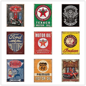 Letreros de Metal Personalizados al por Mayor, 20x30 <span class=keywords><strong>cm</strong></span>, Letreros de Metal Vintage Retro, Placas de Metal Retro, Letreros de Metal con Diseños de Autos Antiguos - Product Image 3