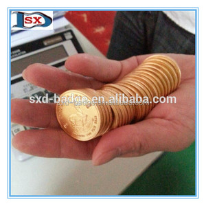 22 k replica copie or souvenir monnaies une once / afrique du sud Krugerrand replica or coins replica - Product Image 1