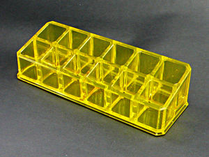 Juego organizador de pendientes acrílico de 12 vías - Product Image 2