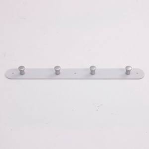 Crochets de présentation de vêtements muraux amovibles en acrylique de forme ovale écologiques - Product Image 5