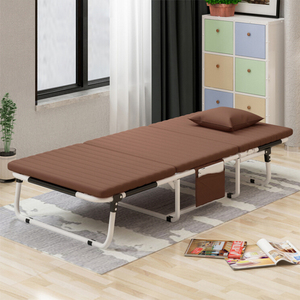 Factory Supply <strong>Adjustable</strong> Metal Frame <strong>Single</strong> Sofa <strong>Bed</strong> Folding Camping <strong>Bed</strong> for Home and Bedroom Use with Side and Cover Bag - Product Image 3