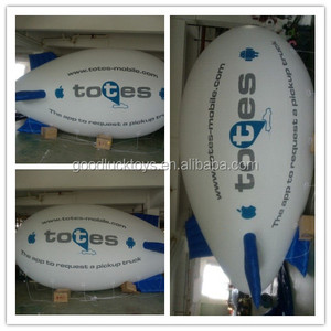 Quảng Cáo <span class=keywords><strong>Inflatable</strong></span> lớn Helium bóng bay khí cầu khinh khí cầu, 6M Helium airship gas <span class=keywords><strong>tethered</strong></span> Helium blimp - Product Image 2