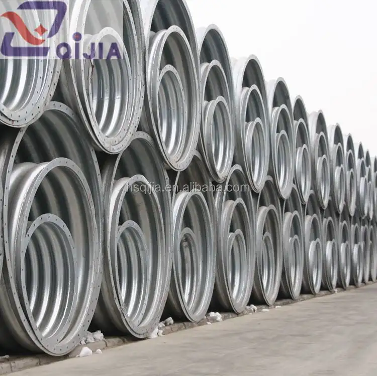 corrugated steel culvert coated by bitumen multi plate tunnel Corrugated Culvert pipe for road construction as the culvert